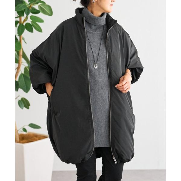 新品未使用タグあり　ビアズリーポンチョコート　ワイドシルエット ビアズリー BEARDSLEY ウールポンチョコート （charcoal