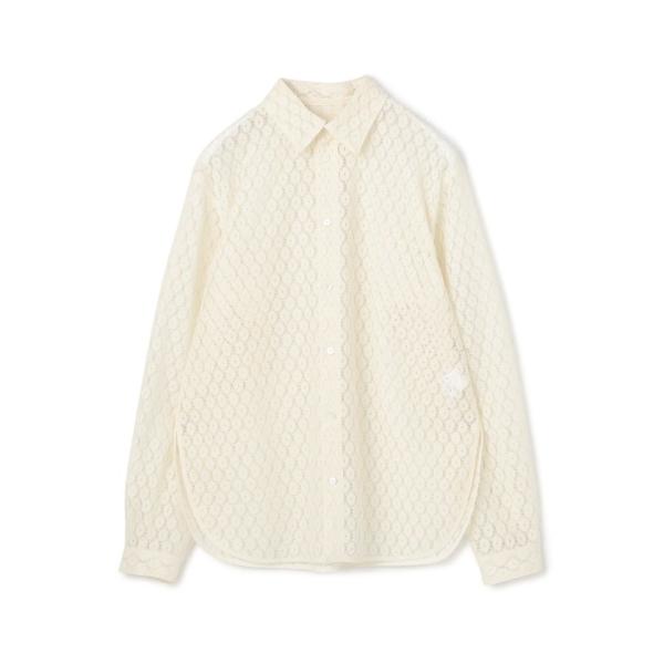 MACPHEE（マカフィー） 【MACPHEE】フロッキーレース レギュラーカラー