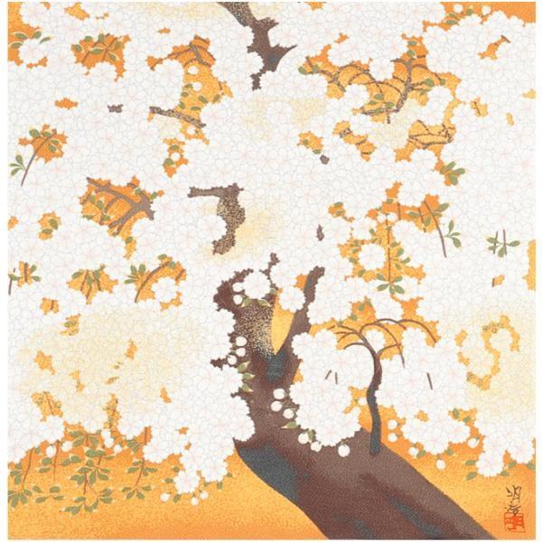 送料無料 宮井 ふろしき 名作ふろしき 絹68cm幅 橋本明治 朝陽桜 11 4703 40