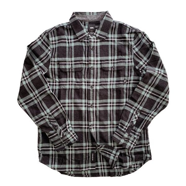 black flannel vans
