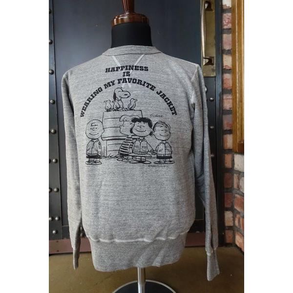 バズリクソンズ Buzz Rickson S Peanuts Br スヌーピー スエット Happiness H グレー Brhg Magic U Co 通販 Yahoo ショッピング