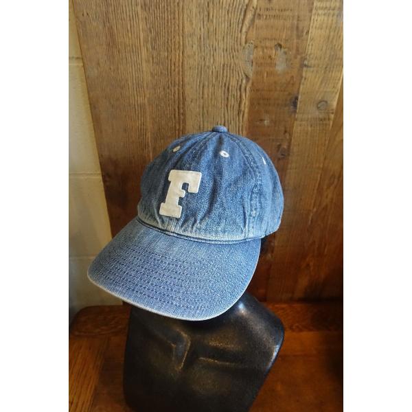 フルカウント FULLCOUNT 6843HW 6PANEL DENIM BASEBALL CAP F フルカウント FULLCOUNT 6843HW 6PANEL DENIM BASEBALL CAP F