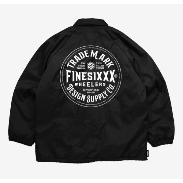 FINESIXXX ブラック コーチジャケット ファインシックス アメカジ XL