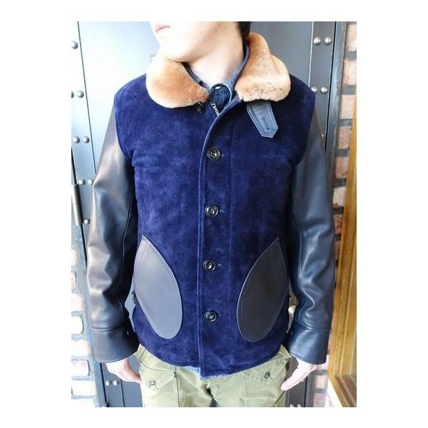 OLD CHIEF 568 レザージャケット magic-u-co_oc-n1steerhorsenavy