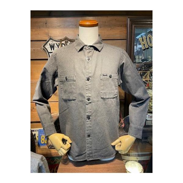 ゴロー　ブルコ BLUCO（ブルコ） シャツ 145-11-001 8oz DENIM WORK SHIRTS BLK