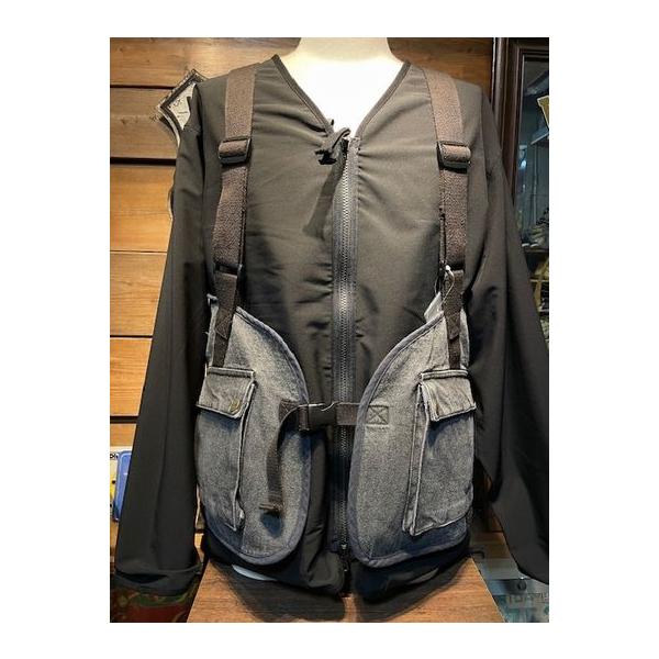 ブルコ/BLUCO ベスト 151-35-010 12oz DENIM UTILITY VEST BLK