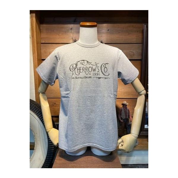 フェローズ/PHERROW'S Tシャツ 23S-PMT8 GRY