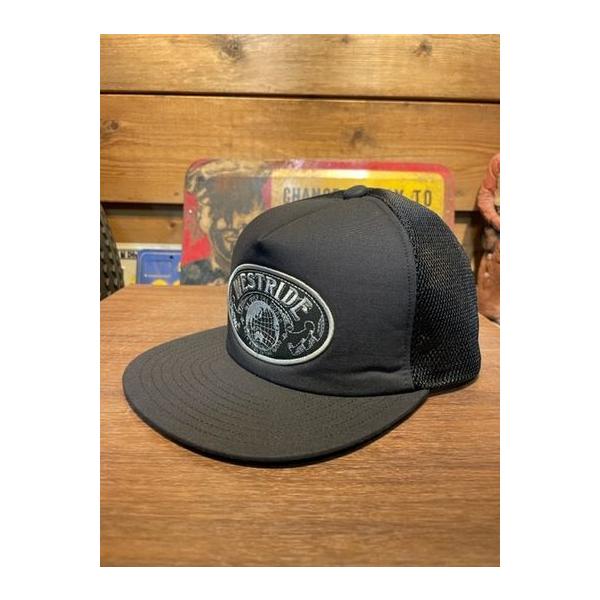 ウエストライド/WESTRIDE キャップ 23SS MESH CAP: WR BLK/BLK