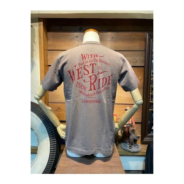 ウエストライド/WESTRIDE Tシャツ PT.TEE.24-01 G.GRY