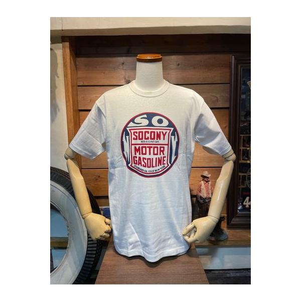 フリーホイーラーズ/FREEWHEELERS Tシャツ #2425002 AMERICAN MOTOR CULTURE “SOCONY”