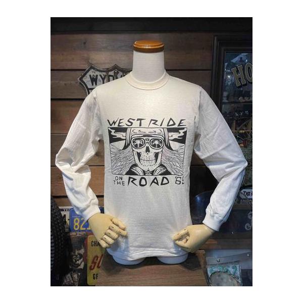ウエストライド/WESTRIDE ロンT 25FW VINTAGE PRINT LONG TEE: 25-01 CRM