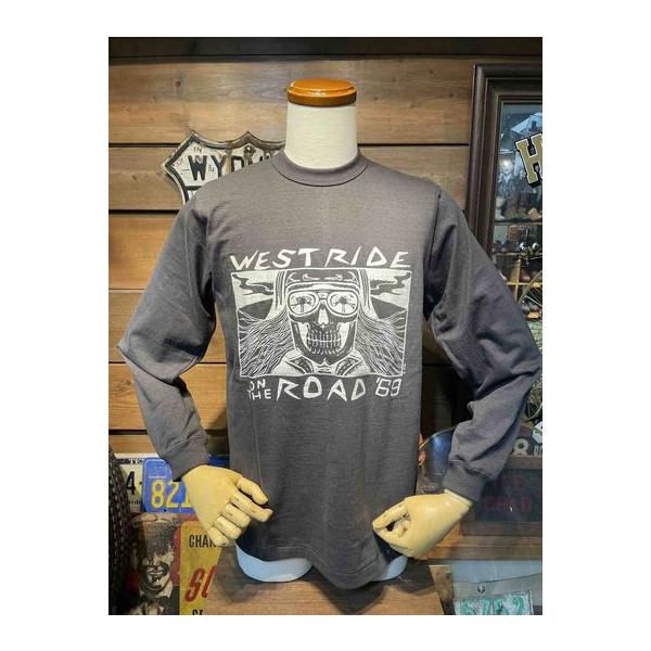 ウエストライド/WESTRIDE ロンT 25FW VINTAGE PRINT LONG TEE: 25-01 BLK
