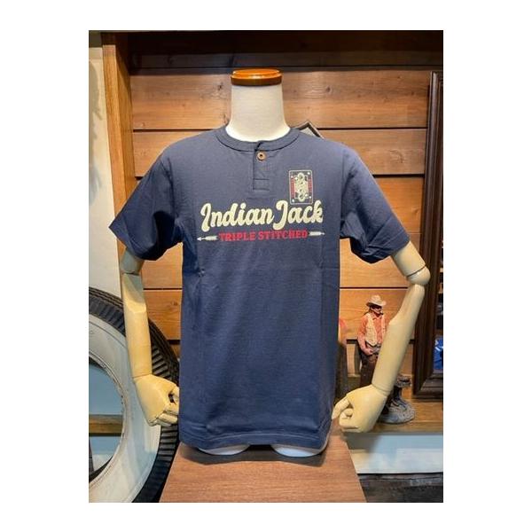 ガンズ/GUNZ Tシャツ 442G243 INDIAN JACK Pt S/S HENLEY NECK SHIRT