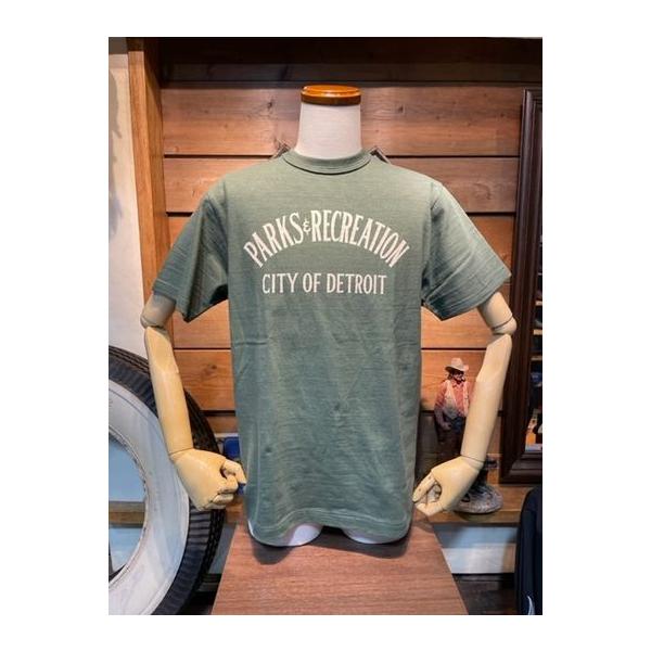 ウエアハウス/WAREHOUSE Tシャツ Lot 4601 PARKS GRN