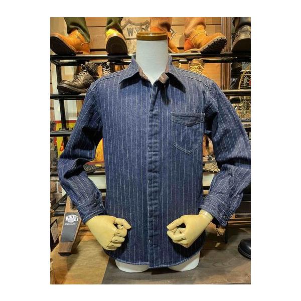 デラックスウエア/DELUXEWARE シャツ 7630A[DENIM NEL SHIRT]