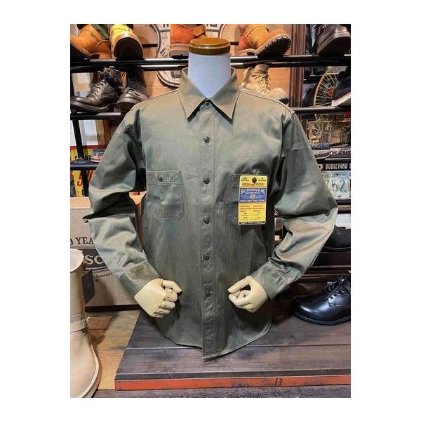 バズリクソンズ/BUZZ RICKSON'S シャツ BR29390 HERRINGBONE WORK SHIRTS (LONG SLEEVE)