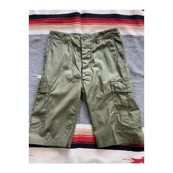 バズリクソンズ/BUZZ RICKSON'S ショーツ Lot No. BR51907 TROUSERS, MEN'S, COTTON WIND RESISTANT POPLIN, OLIVE GREEN, ARMY SHADE 107 SHORTS