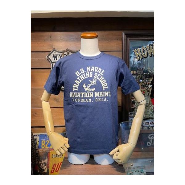 バズリクソンズ/Buzzricksons Tシャツ BR79573 GOVERNMENT ISSUE T-SHIRT U.S. NAVAL TRAINING SCHOOL NVY