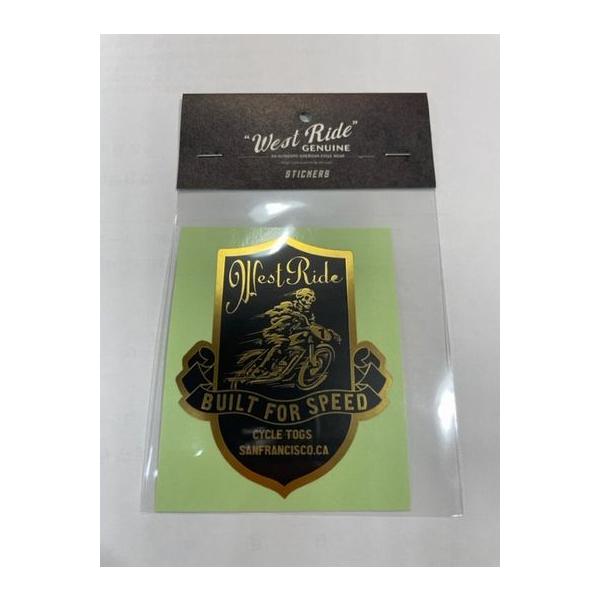 ウエストライド/WESTRIDE ステッカー WESTRIDE STICKER BUILT FOR SPEED