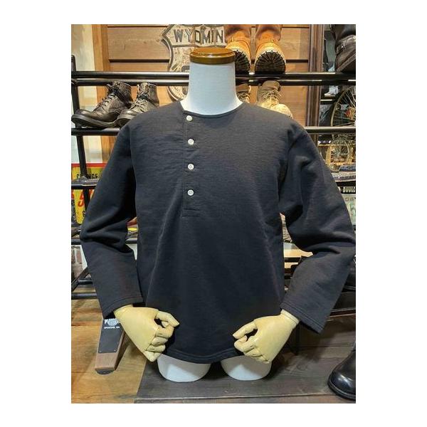 プリクエル/PREQUEL スウェット C1011 Henley Sweatshirt BLK