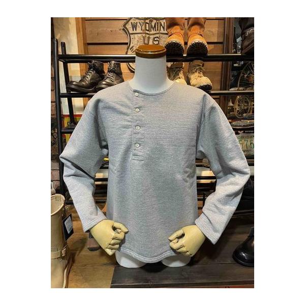 プリクエル/PREQUEL スウェット C1011 Henley Sweatshirt GRY