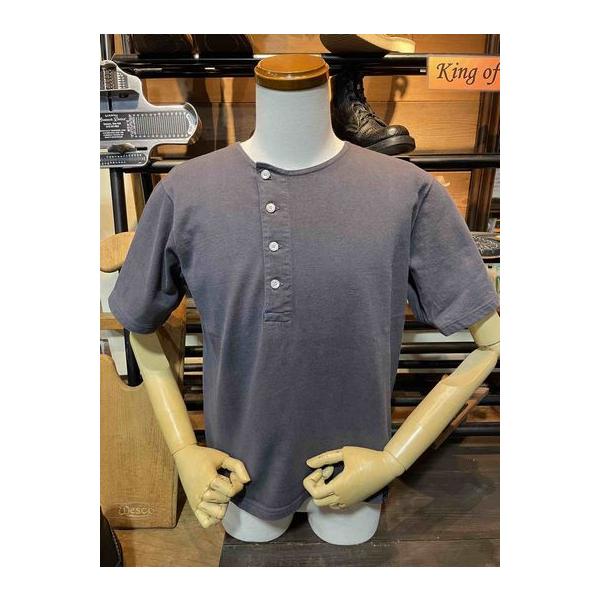 プリクエル/PREQUEL Tシャツ C1016 Stiff Cotton Henley T-shirt (Black)