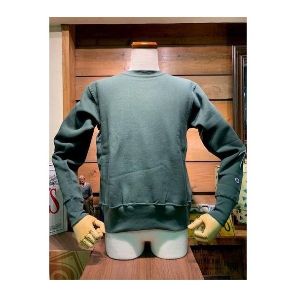 チャンピオン/Champion スウェットMADE IN USA C5-U001 リバースウィーブ(赤タグ)クルーネックスウェットシャツ(12.5oz) GRN