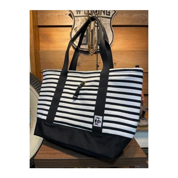 チャムス/CHUMS トートバッグ CH60-3232 K050 Tote Bag Sweat Nylon[Black Border/Bk]