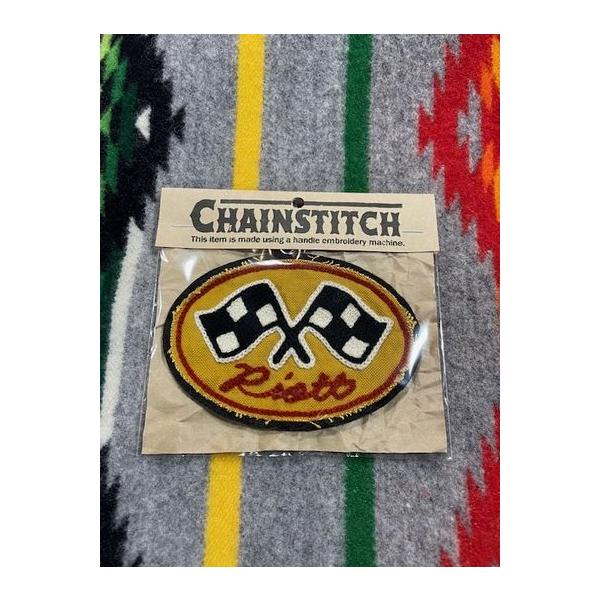 ライオット/RIOTT ワッペン “CHECKER FLAG” PATCH YEW
