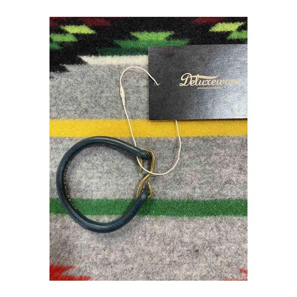 デラックスウエア/DELUXEWARE ブレスレット DLE-001[LEATHER BRACELET] NAVY