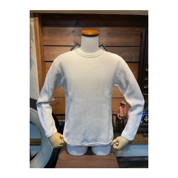 フルカウント/FULLCOUNT サーマル 5964 Heavyweight Waffle Longsleeve T Shirt WH