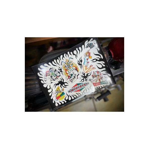 ファインシックス/FINESIXXX ステッカー FINE FLASH A4 SIZE STICKER - 6PIECE SET