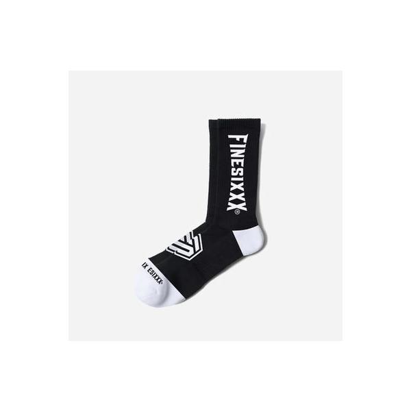 ファインシックス/FINESIXXX ソックス FS-2024SS-010 FINESOX VOL.02 - BLACK × WHITE