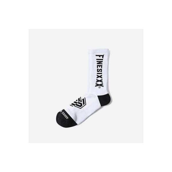 ファインシックス/FINESIXXX ソックス FS-2024SS-010 FINESOX VOL.02 - WHITE × BLACK