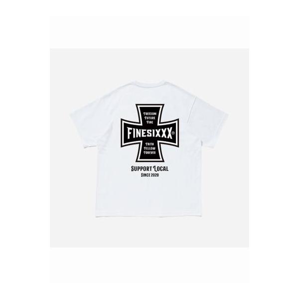 ファインシックス/FINESIXXX Tシャツ FS-2025SS-003 FINE CROSS TEE - WHITE