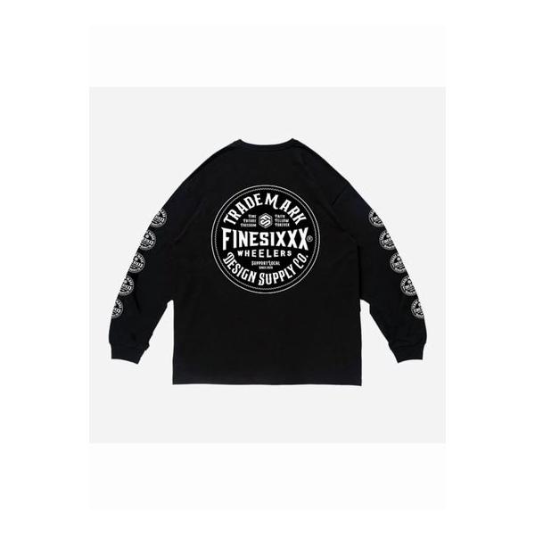 ファインシックス FINESIXXX TRADEMARK EMBLEM L/S - BLACK FS-2025SS-006 BLK