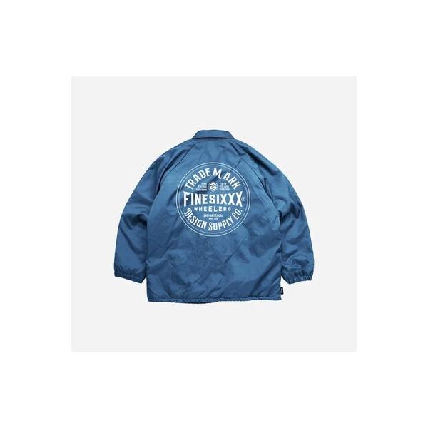 ファインシックス/FINESIXXX コーチジャケット FS-2025SS-009 TRADE MARK EMBROIDERY ZIP COACH JACKET - VINTAGE BLUE