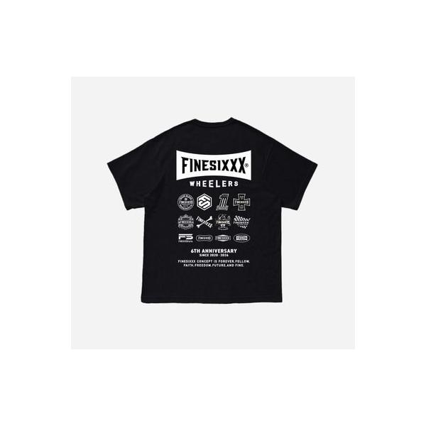 ファインシックス/FINESIXXX Tシャツ FS-2026SS-001 6TH ANNIVERSARY TEE - BLACK