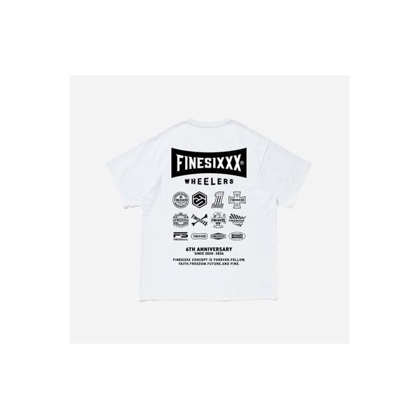 ファインシックス/FINESIXXX Tシャツ FS-2026SS-001 6TH ANNIVERSARY TEE - WHITE