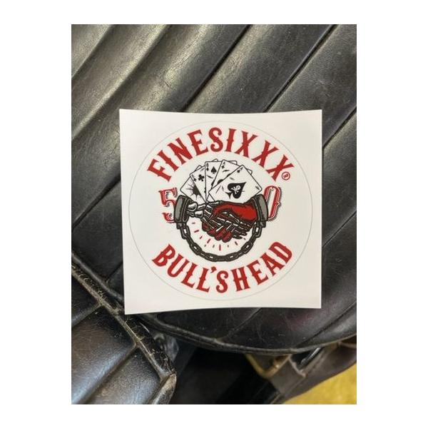 ファインシックス/FINESIXXX x ブルズヘッド/BULL'S HEAD ステッカー 