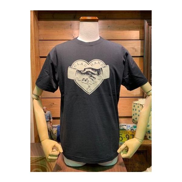 グラッドハンド/GLADHAND & Co. Tシャツ GH-19-MS-04 ADVERTISING HEARTLAND T - SHIRTS BLK