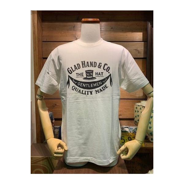 グラッドハンド/GLADHAND & Co. Tシャツ GH-19-MS-10 ADVERTISING HAT T - SHIRTS WH