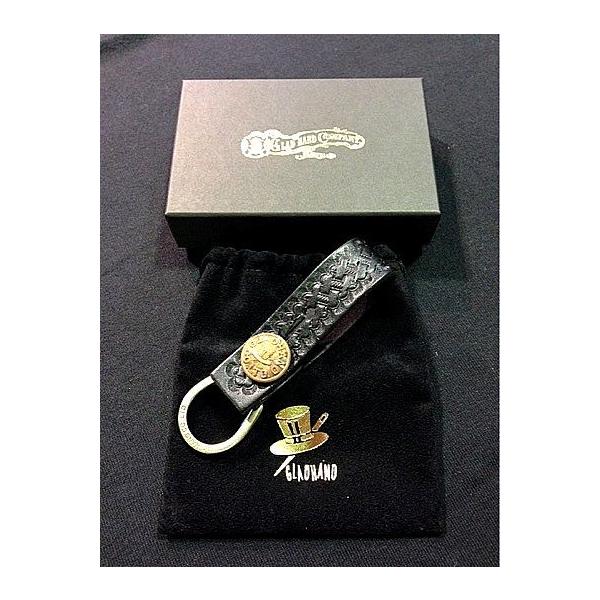 GLAD HAND グラッドハンド GHCo.-G14 GH KEY-HOLDER EMBOSS [BLK]