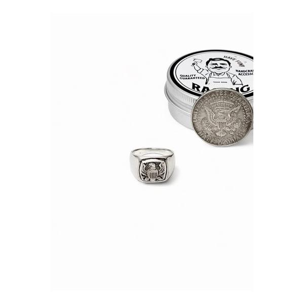 ローイング/RAOING リング Half Dollar Signet Ring