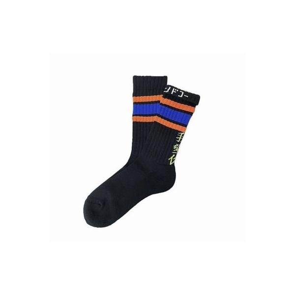 チンアンドコー/ching & co. ソックス “我愛〓ライン -black-” SOCKS