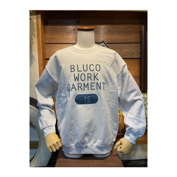 ブルコ/BLUCO スウェット OL-912-022 SWEAT SHIRTS -college- ASH