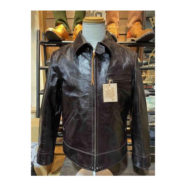 レインボーカントリー/RAINBOW COUNTRY 革ジャン RCL-10013H Horsehide Single Riders Jacket [S.ブラウン] 2026