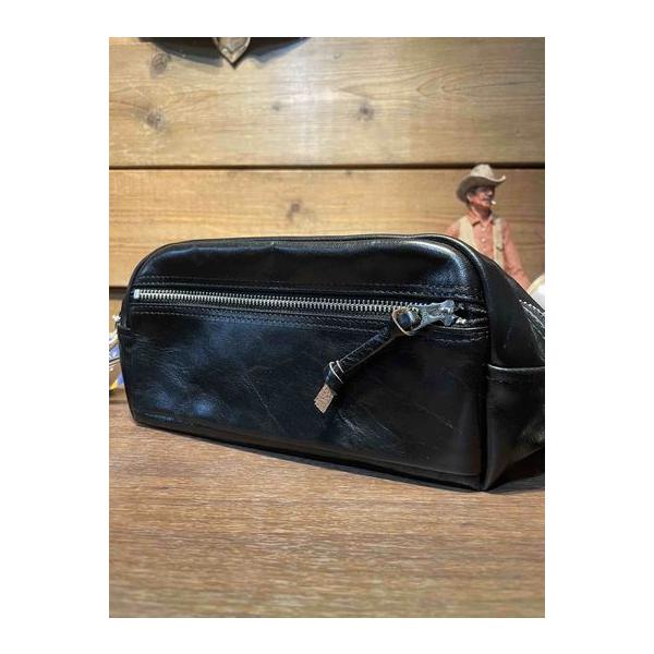 レインボーカントリー/RainbowCountry バッグ RCL-60017 レザーショルダーポーチ BLK