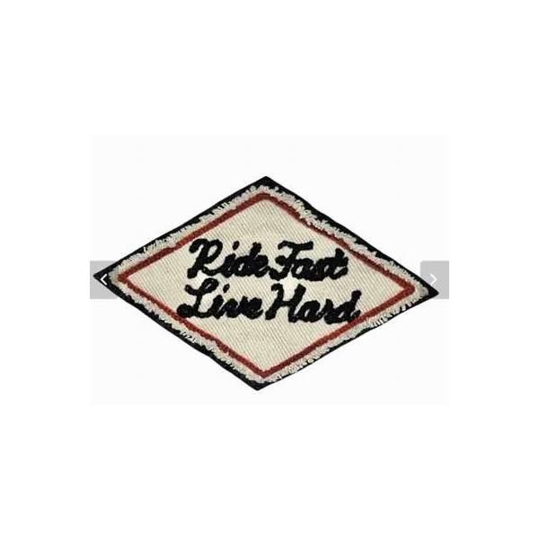 ライオット/RIOTT ワッペン “Ride Fast, Live Hard” PATCH