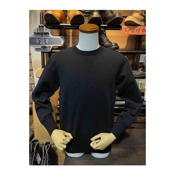 デラックスウエア/DELUXEWARE スウェット S101-00 [FLAT.SEAM PLAIN] BLK